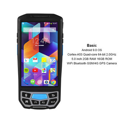 IP66 64bitのアンドロイド手持ち型PDA、GMS 720x1280 5のインチPDA
