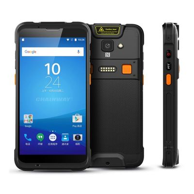 5.5インチ1440x720の長期UHF RFIDの読者の携帯用アンドロイド9.0 OS