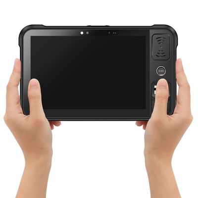 IP65 4G LTE 8インチのUHFの指紋のスキャンを用いる人間の特徴をもつタブレットのPC 8000mAh
