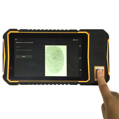 10000mAh 1024x600のアンドロイド7.0のタブレットのPCのバーコードの走査器RFIDの読者