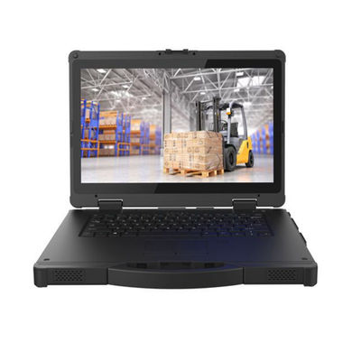 15.6インチ1000cd/M2の産業険しいラップトップ、RS232十分に険しいラップトップ