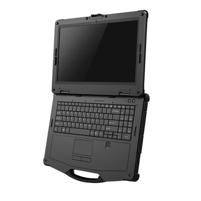 15.6インチ1000cd/M2の産業険しいラップトップ、RS232十分に険しいラップトップ