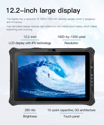 Intel N5105の険しいタブレットのPC IPS HDMI 860mAh電池IP65の保護レベル