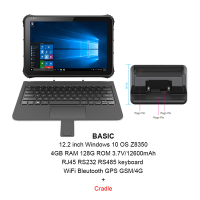 16:10のWindowsのNFCサポートISO/IECが付いている険しいタブレットCPU Z8350