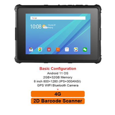人間の特徴をもつOSの険しいタブレットのPC 8のインチ800X1280 IPS GPS IP67スマートなRF8R