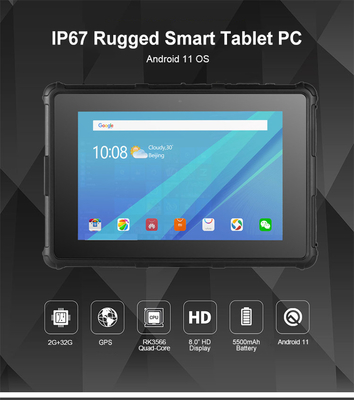 人間の特徴をもつOSの険しいタブレットのPC 8のインチ800X1280 IPS GPS IP67スマートなRF8R